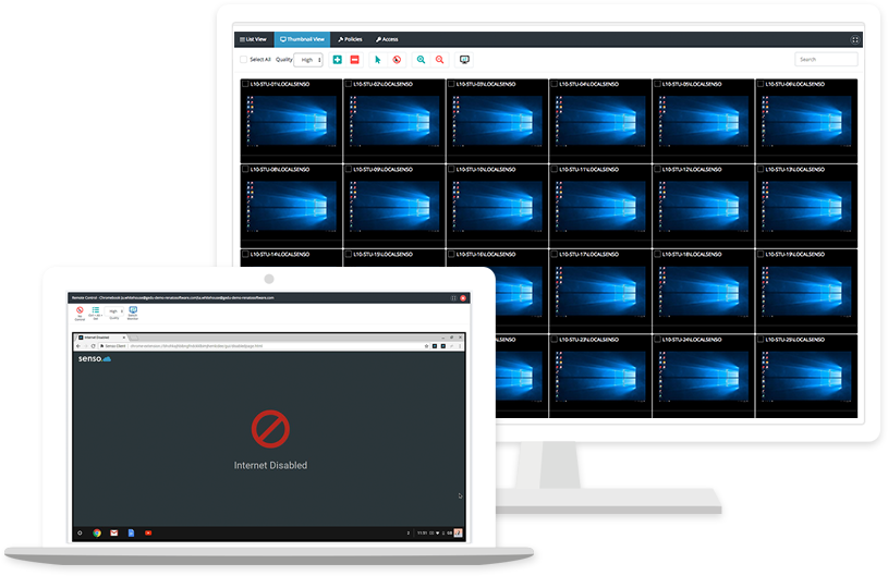 desktop showing shared screen